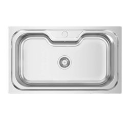 CUBA ENCASTRAR POLIDA RODI - BIG ONE B INOX - G1627LH10021AC