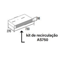 KIT RECIRCULAÇÃO CATA - ZÓCALO AS750