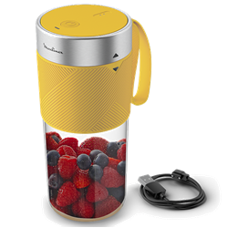 LIQUIDIFICADORA MOULINEX  LIGHT MIX  ON THE GO YELLOW - LM1C0210
