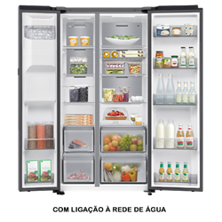 FRIGORÍFICO SIDE BY SIDE SAMSUNG - RS90F64EDTEF