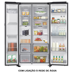 FRIGORÍFICO SIDE BY SIDE SAMSUNG - RS90F66BETEF