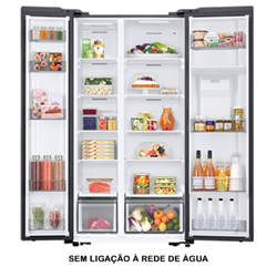 FRIGORÍFICO SIDE BY SIDE SAMSUNG - RS57DG410EM9EF